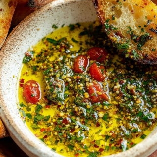 Pikantní příloha k salátům z olivového oleje