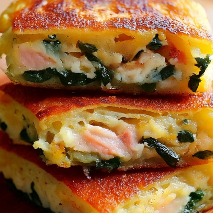 Bramborové placičky s lososem