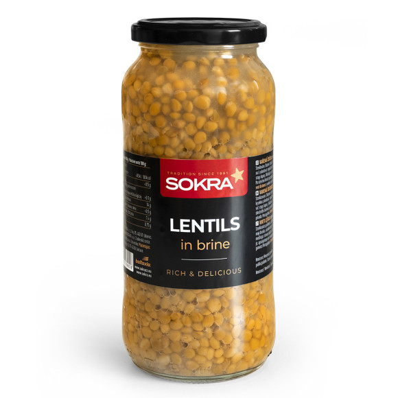 Čočka v mírně slaném nálevu 540g