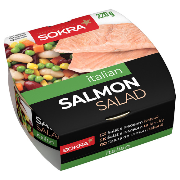 Salát s lososem Italský 220g